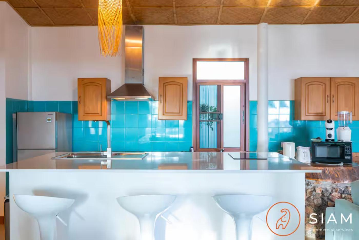 The Wooden Beach House 3Br - Sunset Beach Garden Taling Ngam Beach Exterior foto