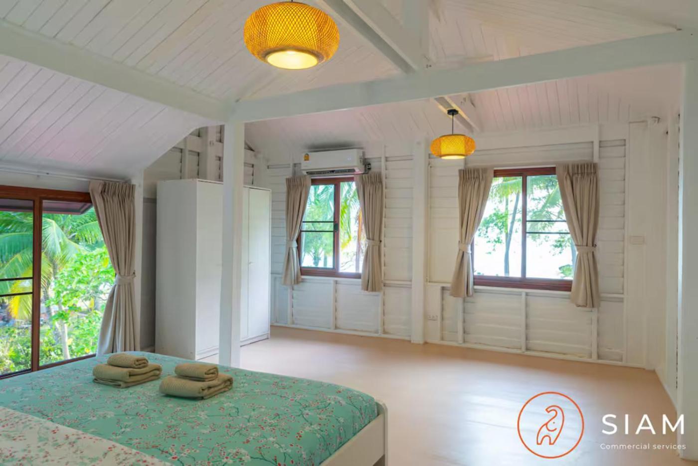 The Wooden Beach House 3Br - Sunset Beach Garden Taling Ngam Beach Exterior foto